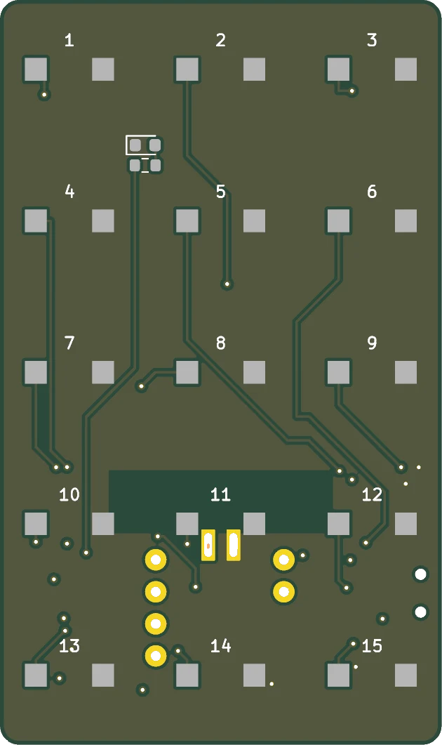 AR Pro Remote 15-button circuit board design